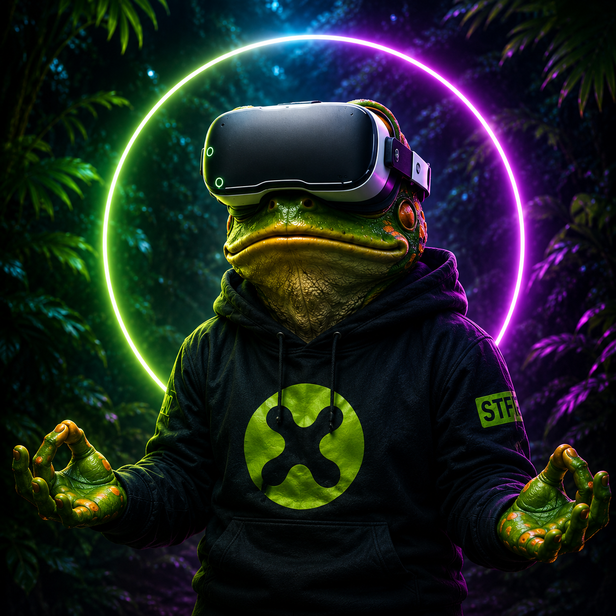 FROGMA Meditating Frog
